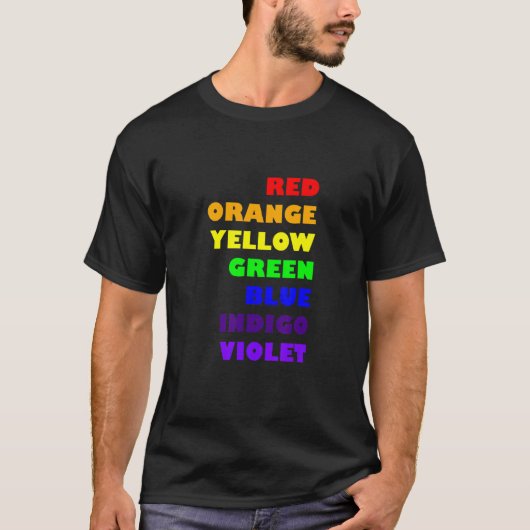 T-shirt Words of the Rainbow 1 (Devant)