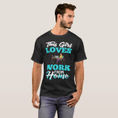 T-shirt Work From Home Office Job Ideas Business Online De (Devant entier)