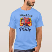 T-shirt Working Class Pride Strong Arms Design (Devant)