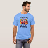 T-shirt Working Class Pride Strong Arms Design (Devant entier)