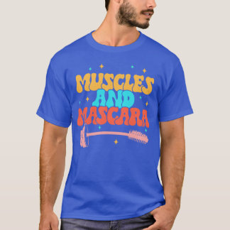 T-shirt Workout Fitness Trainer Muscles And Mascara Makeup