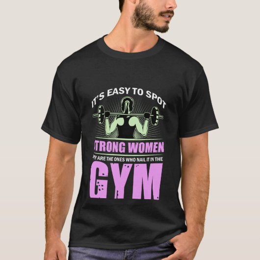 T-shirt  Workout fitness  woman gym exercise   (Devant)