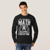 T-shirt Workout Math Weightlifting Rule Of Three  Training (Devant entier)