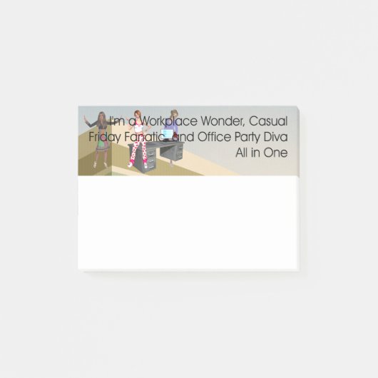 T-SHIRT Workplace Wonder Post-it® Notes (Voorkant)