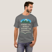 T-shirt World Around the Campfire Camping Sayings Camper Q (Devant entier)