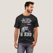 T-shirt World Be Kind Elephant Turtle Genderfluide Fierté (Devant entier)