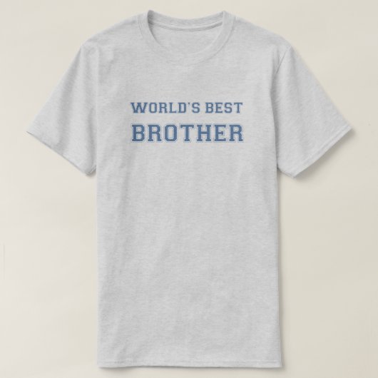 T-shirt World Best Brother (Design devant)