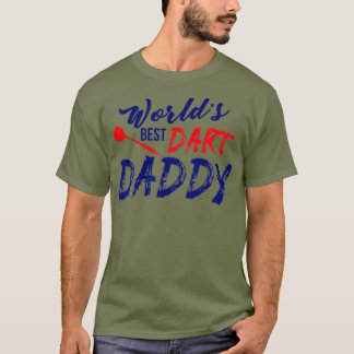 T-shirt World Best Dart Daddy Sportsman