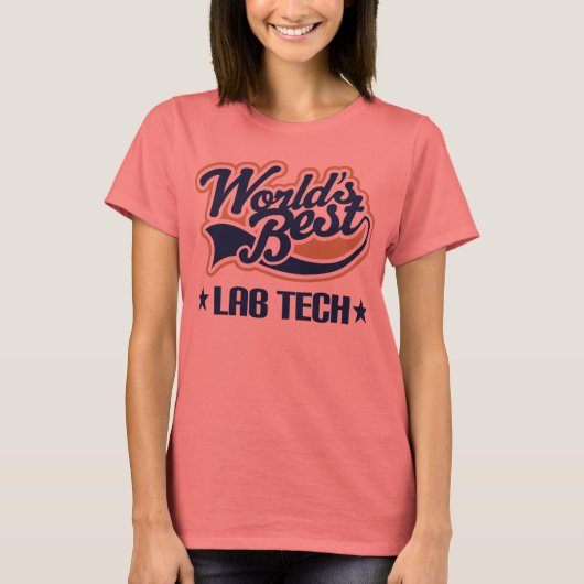 T-shirt World Best Lab Tech (Devant)