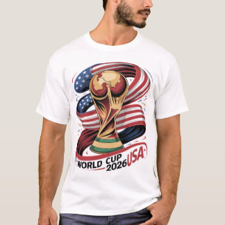 T-shirt World Cup 2026 USA Flag T-Shirt, Soccer FIFA Tee