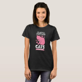 T-shirt world does revolve around cats Cat   (Devant entier)