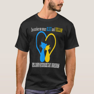 T-shirt World Down Syndrome Day Sensibilisation, Chat Amou