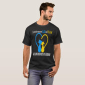 T-shirt World Down Syndrome Day Sensibilisation, Chat Amou (Devant entier)