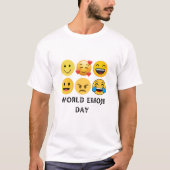T-shirt World Emoji Day Celebration Poster (Devant)