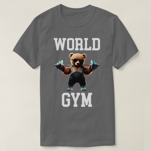 T-shirt World Gym 5 (Design devant)