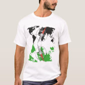 T-shirt World Map Compass (Devant)