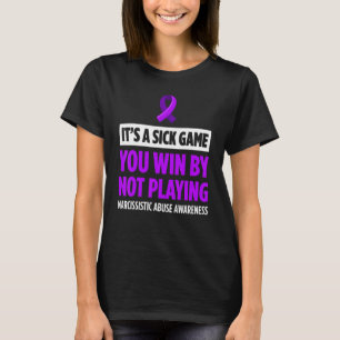 T-shirt World Narcissistic Abuse Awareness Gagner Jouer Su