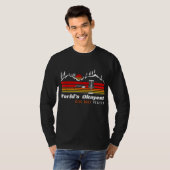 T-shirt World Okayest Disk Golf Player Funny Frisbee Vinta (Devant entier)