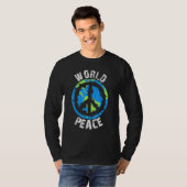 T-shirt World Peace On Earth Love and Kindness (Devant entier)