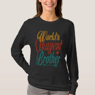 T-shirt World S Okayest Brother Vintage Style Step Brother