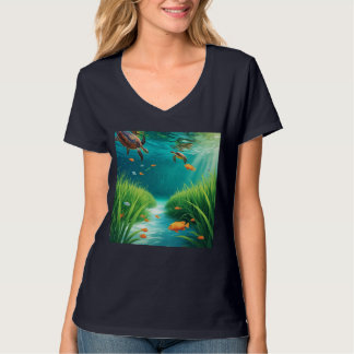 T-shirt World Sea grass Day