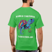 T-shirt World Tortoise Foundation St Patrick's Day STX (Dos)