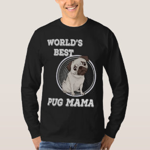 T-shirt World&x27 ; s Meilleur Carlin Mama Fitting Scoop T