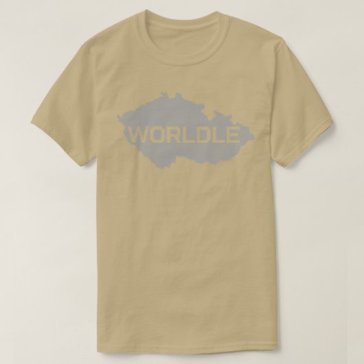 T-shirt Worldle Geography Nerds Gaming Worldle  (Design devant)