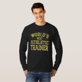 T-shirt World's Best Athletic Trainer Job Title Athletic T (Devant entier)