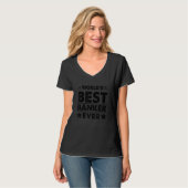 T-shirt World's Best Banker Ever (Devant entier)