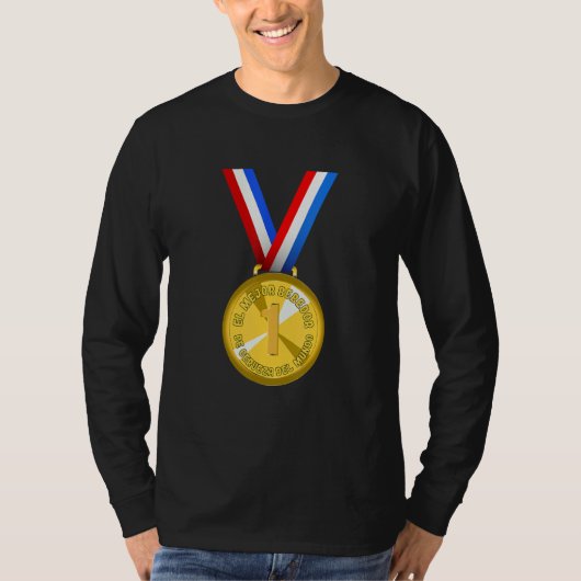T-shirt World's Best Beer Drinker Award Medal (Devant)