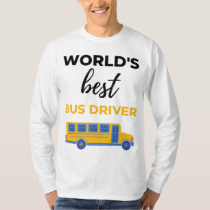T-shirt World's Best Bus Driver bl