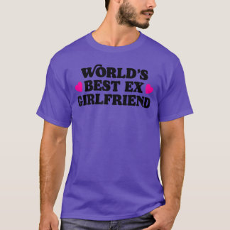 T-shirt Worlds Best E Girlfriend Funnyrendy GF Women Girls