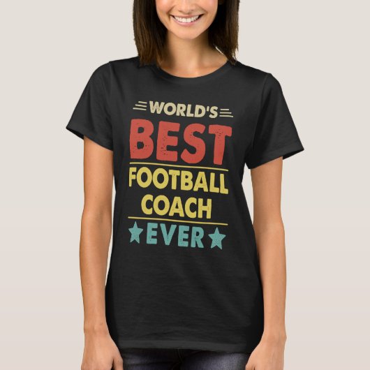 T-shirt World's Best Football Coach Ever  1 (Devant)