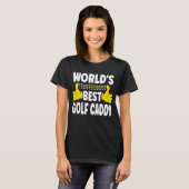 T-shirt World's Best Golf Caddy Job Titre Profession Golf (Devant entier)