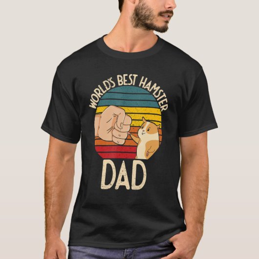 T-shirt World's Best Hamster Dad Costume For Animal Lovers (Devant)