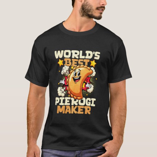 T-shirt Worlds Best Pierogi Maker (Devant)