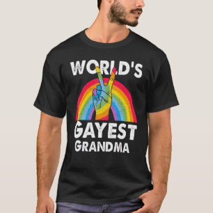 T-shirt Worlds Gayest Grandma Proud Trans Pride Month Rain