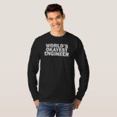 T-shirt Worlds Okayest Engineer    Engineering (Devant entier)