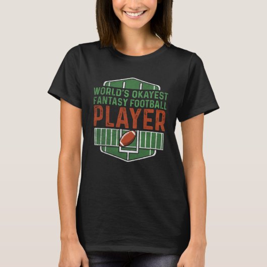 T-shirt Worlds Okayest Imaginaire Football joueur Imaginai (Devant)