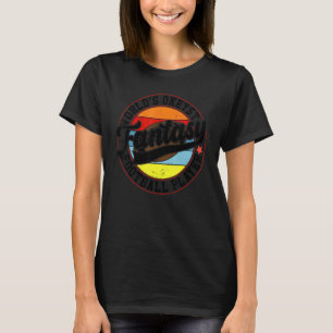 T-shirt Worlds Okayest Imaginaire joueur de football Champ