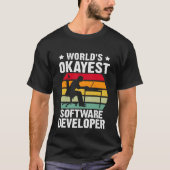 T-shirt World's Okayest Software Developer (Devant)