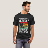 T-shirt World's Okayest Software Developer (Devant entier)