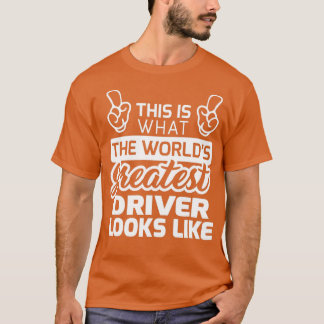 T-shirt Worldx27s meilleur pilote jamais