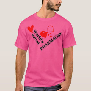 T-shirt Worldx27s plus mignon Pharmacien drôle hommes cade