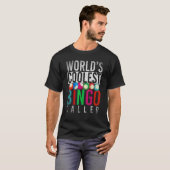 T-shirt Worlest Coolest Bingo Caller Jouer (Devant entier)