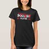 T-shirt Worlest Okayest Squash Joueur Sport Design Femmes  (Devant)