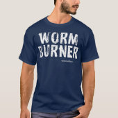 T-shirt WORM BURNER Basic Funny Golf Idée cadeau (Devant)