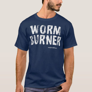 T-shirt WORM BURNER Basic Funny Golf Idée cadeau