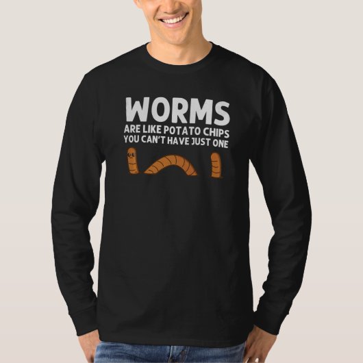 T-shirt Worm Designs For Men Women Earthworm Grunting Farm (Devant)